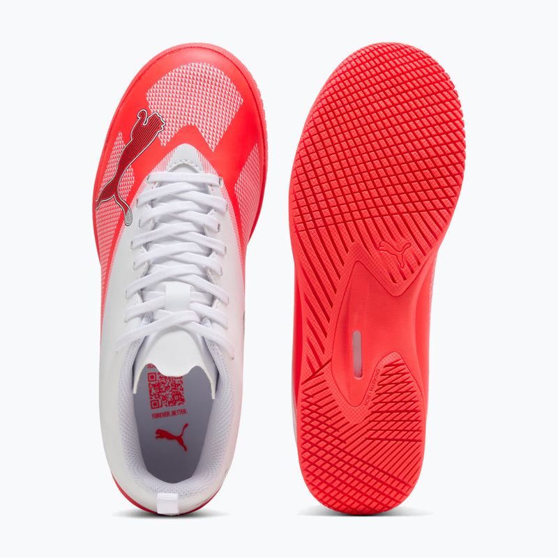 Buty piłkarskie dziecięce Puma Ultra 7 Play IT Jr Ultra Red/Puma Black/Puma White 12