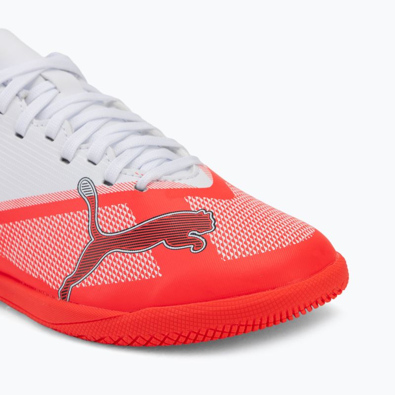Buty piłkarskie dziecięce Puma Ultra 7 Play IT Jr Ultra Red/Puma Black/Puma White 7