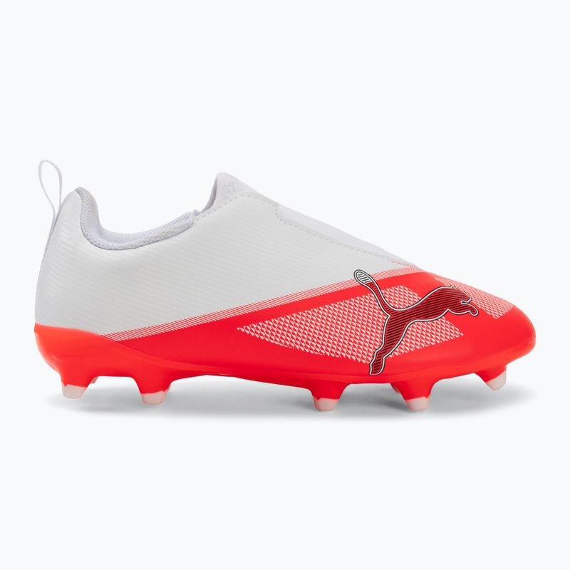 Buty piłkarskie dziecięce Puma Ultra 7 Play LL FG/AG Jr Ultra Red/Puma Black/Puma White 2