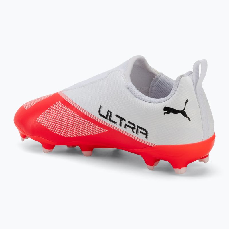 Buty piłkarskie dziecięce Puma Ultra 7 Play LL FG/AG Jr Ultra Red/Puma Black/Puma White 3