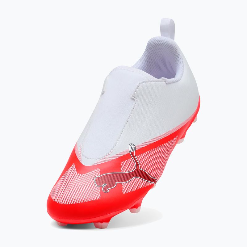 Buty piłkarskie dziecięce Puma Ultra 7 Play LL FG/AG Jr Ultra Red/Puma Black/Puma White 11