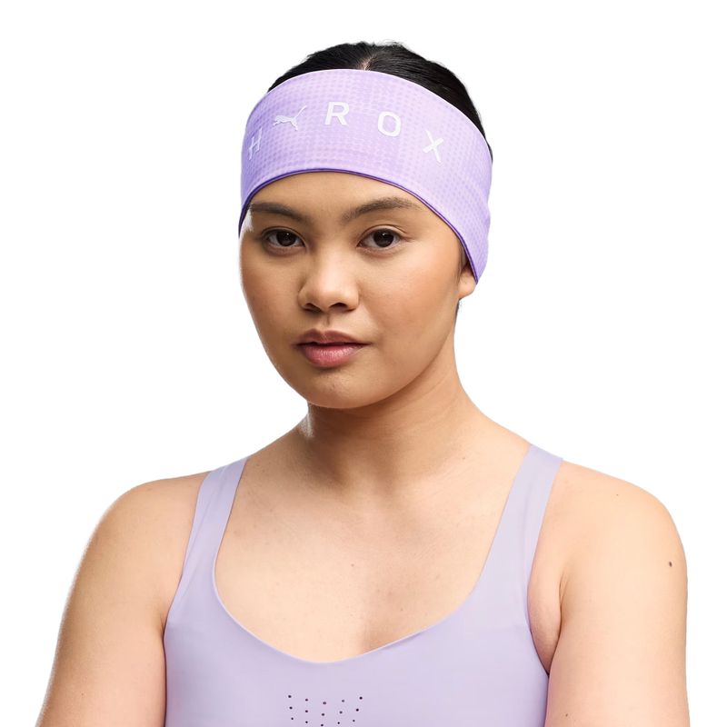 Opaska na głowę PUMA x HYROX Headband GR light lavender 2