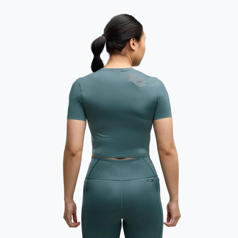 Koszulka treningowa damska PUMA x HYROX Pwrmode Crop herb garden 3