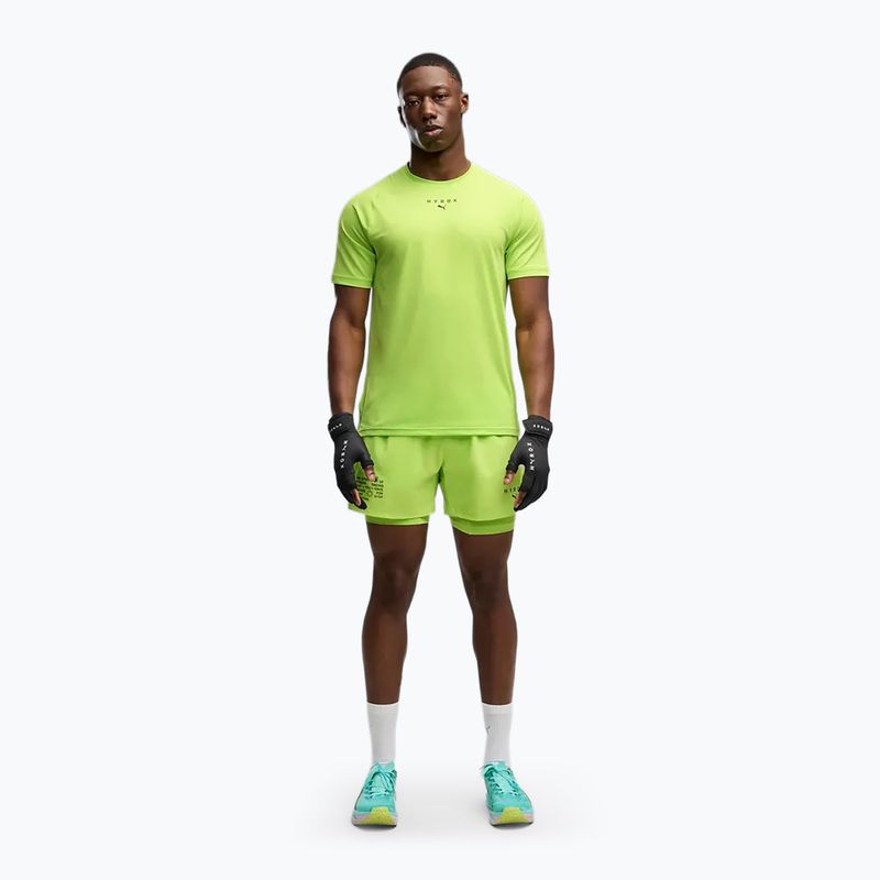 Koszulka treningowa męska Puma Hyrox Pwrmode sunny lime 2