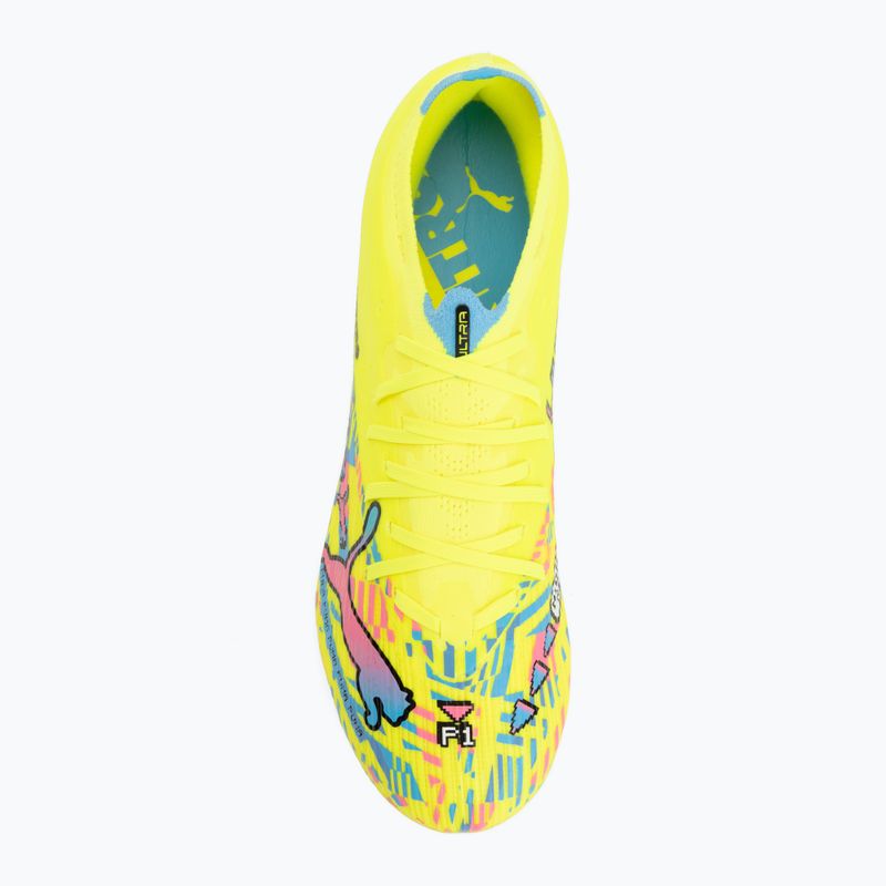 Buty piłkarskie PUMA Ultra Nitro 7 Match Advanced Level FG/AG puma white/blue glimmer/pink glimmer/yellow alert 5