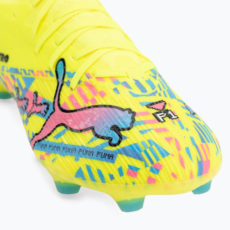 Buty piłkarskie PUMA Ultra Nitro 7 Match Advanced Level FG/AG puma white/blue glimmer/pink glimmer/yellow alert 7