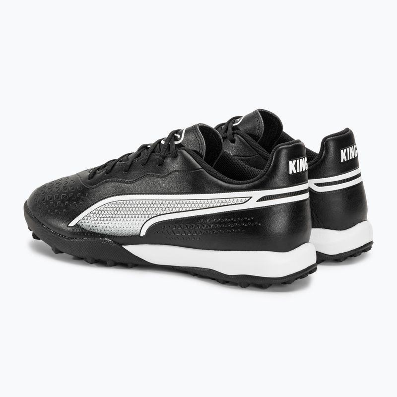 Buty piłkarskie męskie PUMA King Match TT puma black/puma white 3