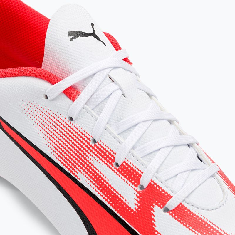 Buty piłkarskie męskie PUMA Ultra Play FG/AG puma white/puma black/fire orchid 8
