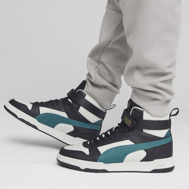 Buty PUMA RBD Game cool light gray/malachite/puma black/puma gold 9