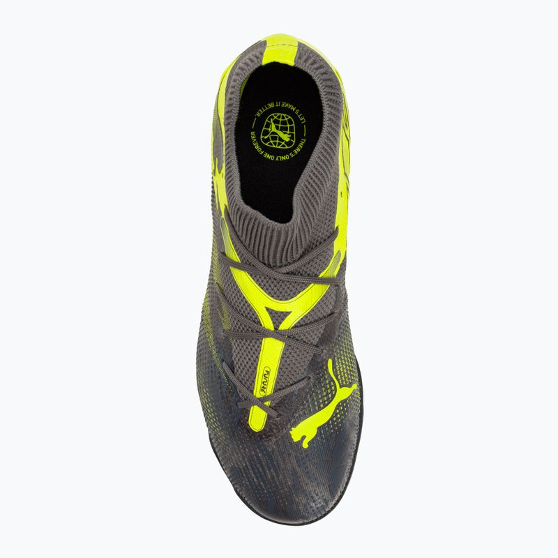 Buty piłkarskie PUMA Future 7 Match Rush TT strong gray/cool dark gray/electric lime 5