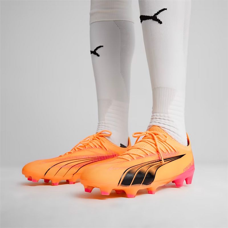 Buty piłkarskie PUMA Ultra Ultimate FG/AG sunset glow/puma black/sun stream 16