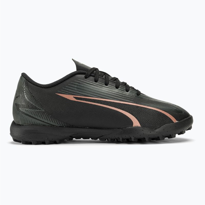 Buty piłkarskie dziecięce PUMA Ultra Play TT Jr puma black/copper rose 2