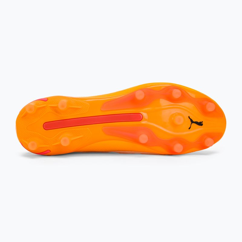 Buty piłkarskie PUMA King Ultimate Fg/Ag sun stream/puma black/sunset glow 4