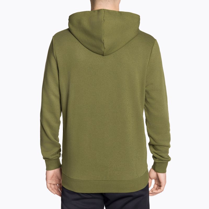 Bluza męska PUMA Essentials+ Two-Tone Big Logo Hoodie TR olive green 2