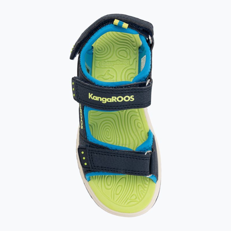 Sandały dziecięce Kangaroos K-AS Ture dk navy/lime 5