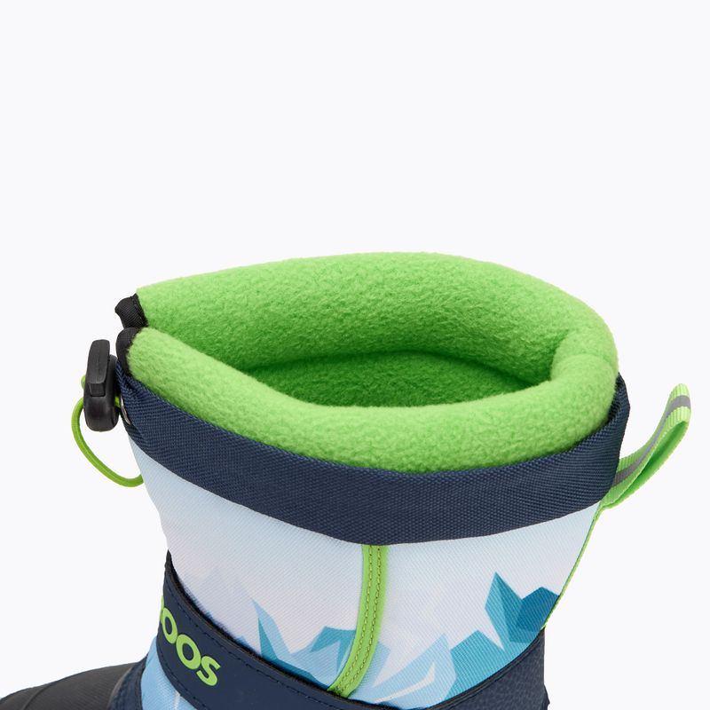 Śniegowce dziecięce KangaROOS Kanga-Bean IV dk navy/ lime 5