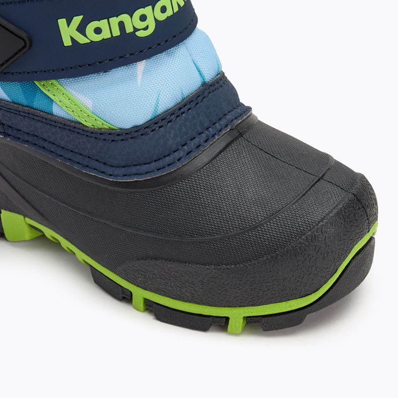 Śniegowce dziecięce KangaROOS Kanga-Bean IV dk navy/ lime 7