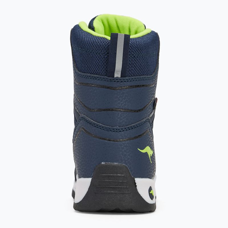 Śniegowce dziecięce KangaROOS K-MJ Hunter RTX FX dark navy/lime 6