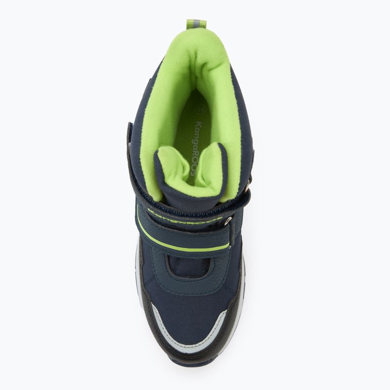 Śniegowce juniorskie KangaROOS K-MJ Camp V RTX dk navy/lime 5