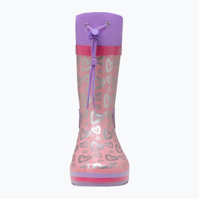 Kalosze dziecięce KangaROOS K-Rain lavender/metallic heart 8