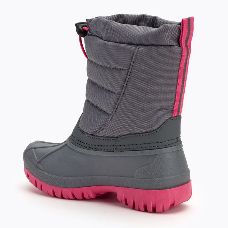 Śniegowce juniorskie KangaROOS K-Ben steel grey/daisy pink 3