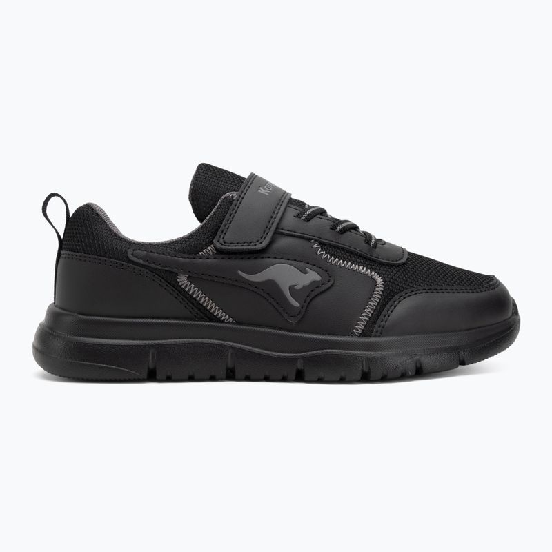 Buty dziecięce KangaROOS K-ETK Zig EV jet black/mono 2