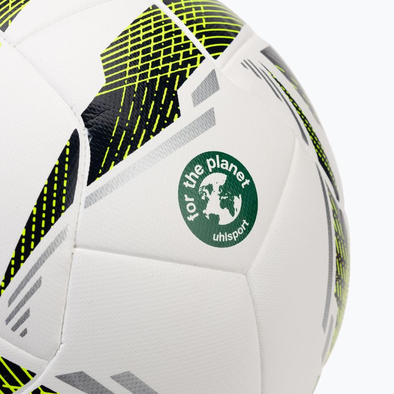 Piłka do piłki nożnej uhlsport Match Addglue white/navy fluo yellow rozmiar 4 3