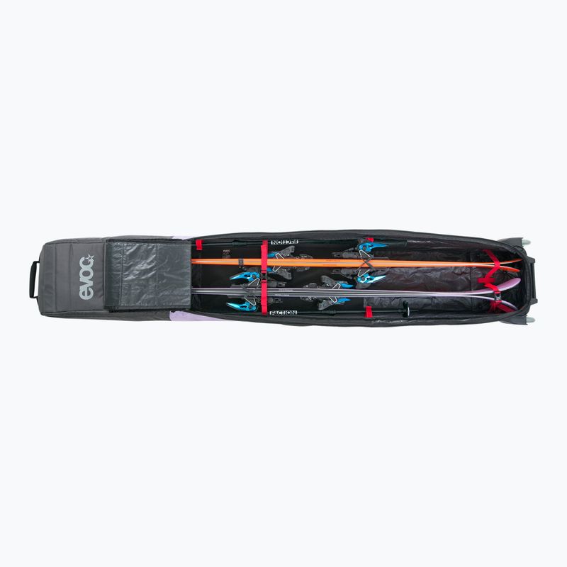 Pokrowiec na narty Evoc Ski Roller carbon grey/purple rose/black 175 cm 4