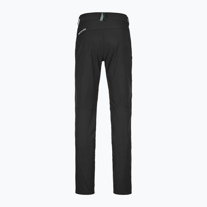 Spodnie softshell meskie ORTOVOX Pelmo black raven 2