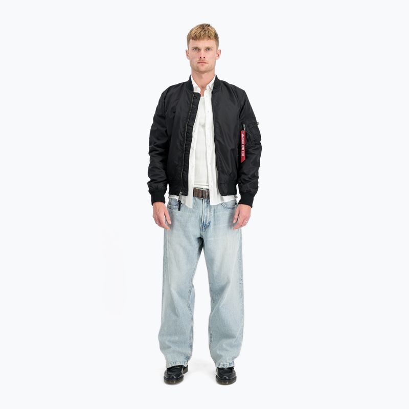 Kurtka męska Alpha Industries MA-1 TT Two Tone Bomber black 2