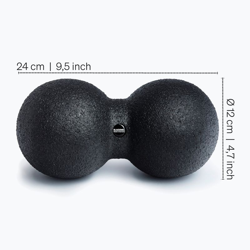 Piłka do masażu BLACKROLL Duoball A000499 black 2