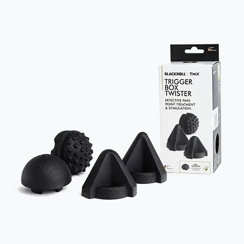 Zestaw nakładek do masażera BLACKROLL Trigger Twister black 2