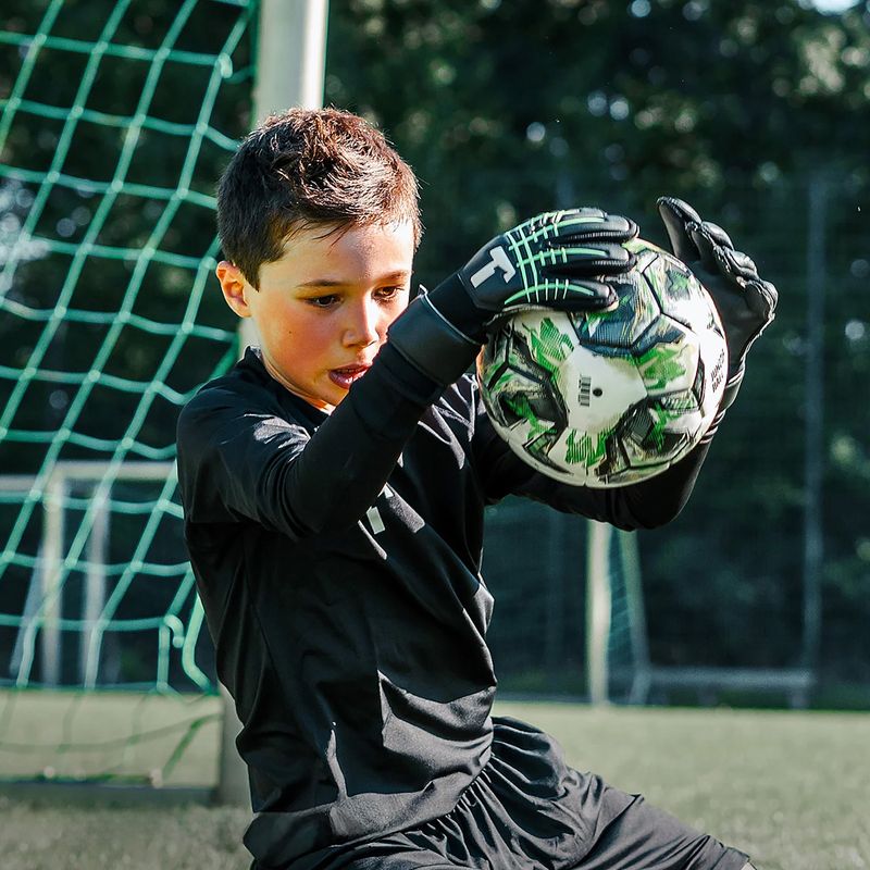 Rękawice bramkarskie dziecięce T1TAN Fluo Beast 3.0 Junior black 2