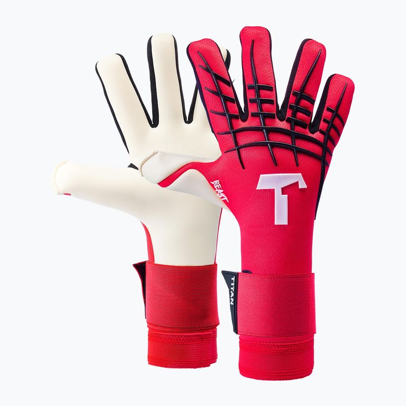 Rękawice bramkarskie T1TAN Red Beast 3.0 red 4