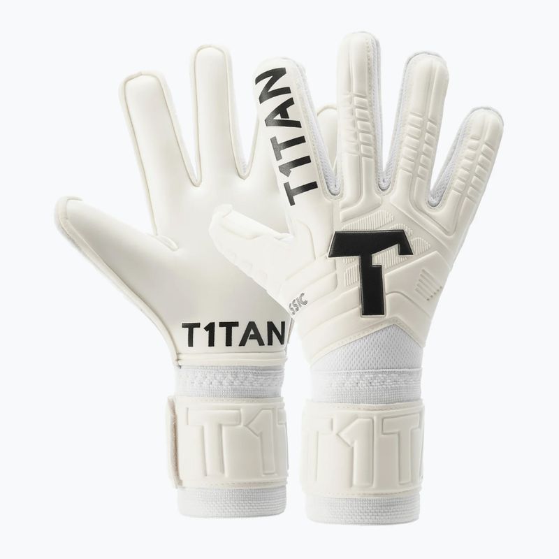 Rękawice bramkarskie T1TAN Classic 1.0 White-Out white