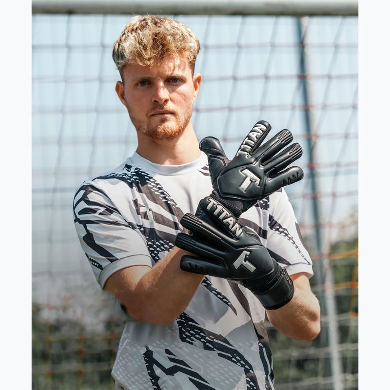 Rękawice bramkarskie T1TAN Legend 1.0 FP black out 3
