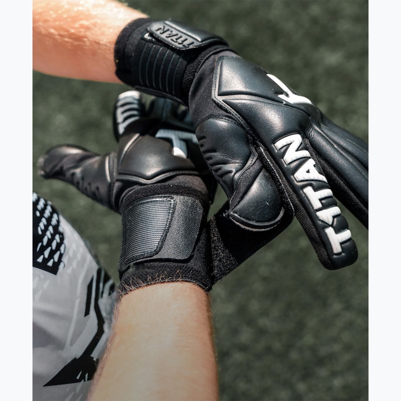 Rękawice bramkarskie T1TAN Legend 1.0 FP black out 6