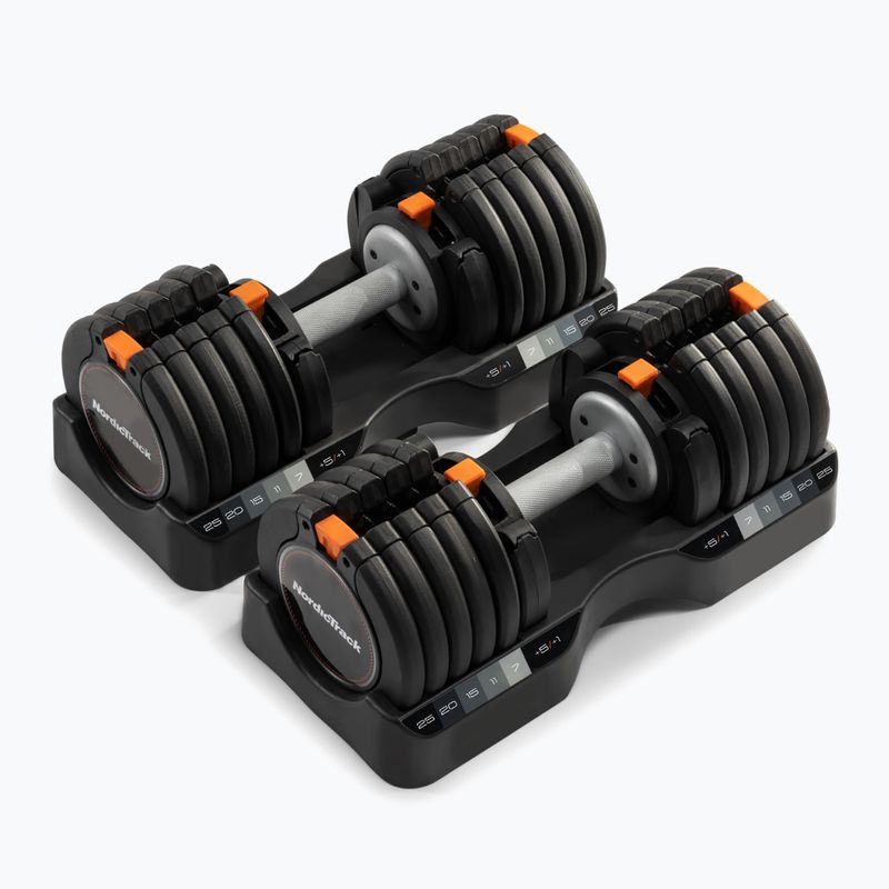Hantle regulowane NordicTrack 2 x 25 kg black
