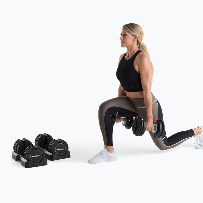 Hantle regulowane NordicTrack 2 x 25 kg black 4