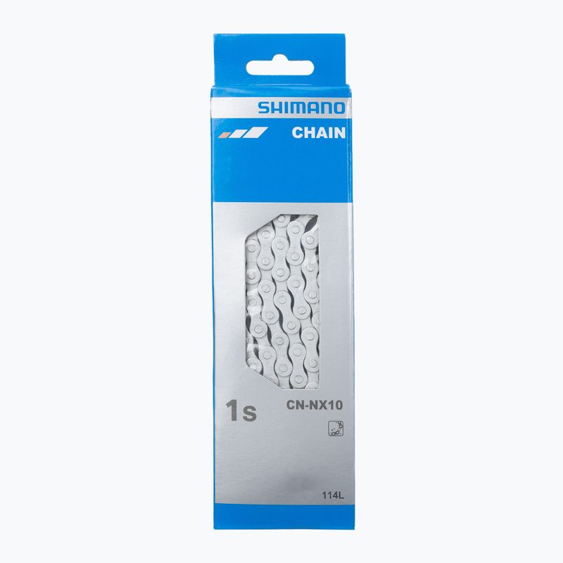 Łańcuch rowerowy Shimano CN-NX10 1rz 114 ogniw silver