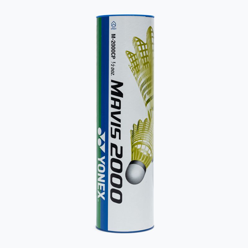 Lotki do badmintona YONEX Mavis 2000 Y medium 6 szt. yellow 4