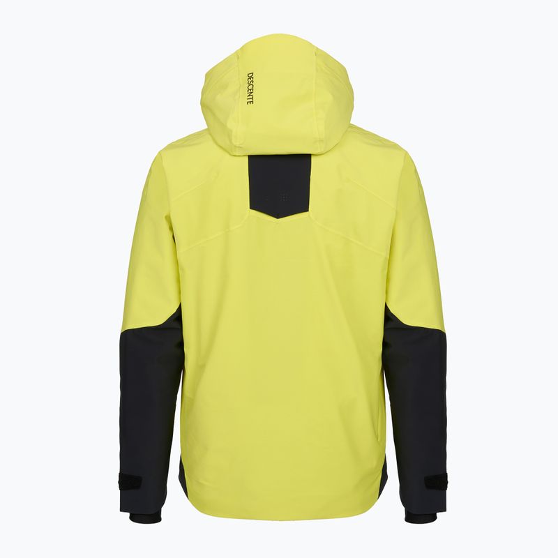 Kurtka narciarska męska Descente Shoulder Padd black/green 2