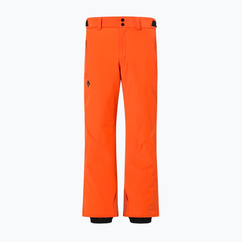Spodnie narciarskie męskie Descente Smooth mandarin orange 6