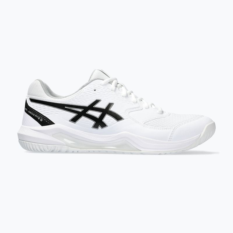 Buty do tenisa męskie ASICS Gel-Dedicate 8 white/black 8