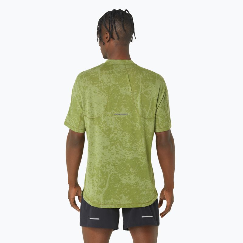 Koszulka do biegania męska ASICS Metarun Pattern 1/2 ZIP cactus 3