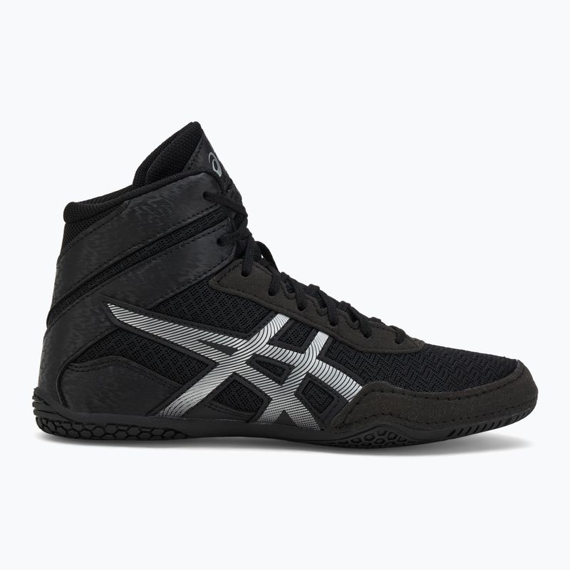 Buty zapaśnicze ASICS Matcontrol 3 black/ pure silver 2