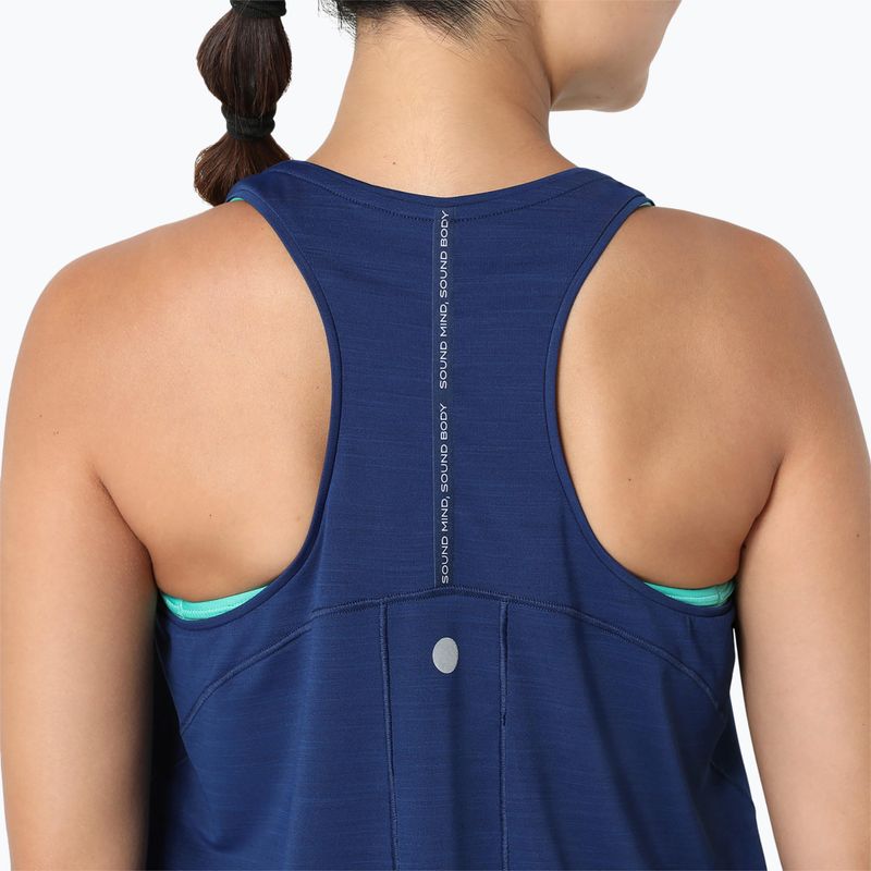 Koszulka do biegania damska ASICS Road Tank blue expanse 5
