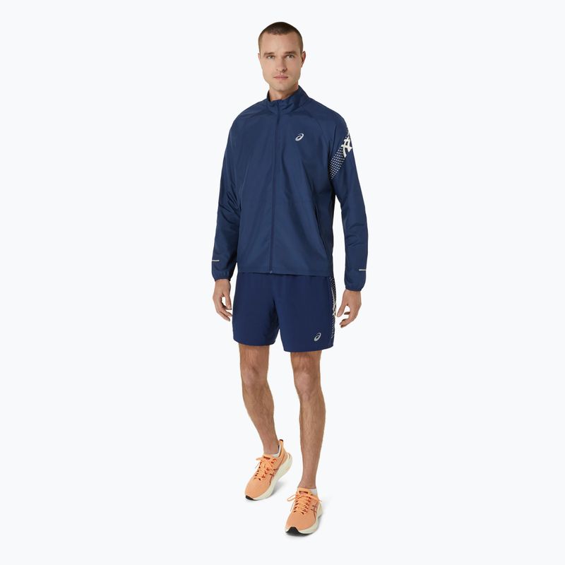 Kurtka do biegania męska ASICS Icon blue expanse/birch 2