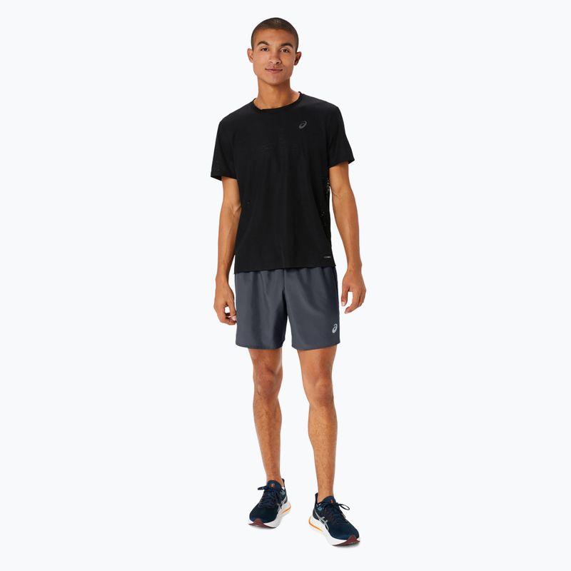 Spodenki do biegania męskie ASICS Icon performance carrier grey/safety yellow 2
