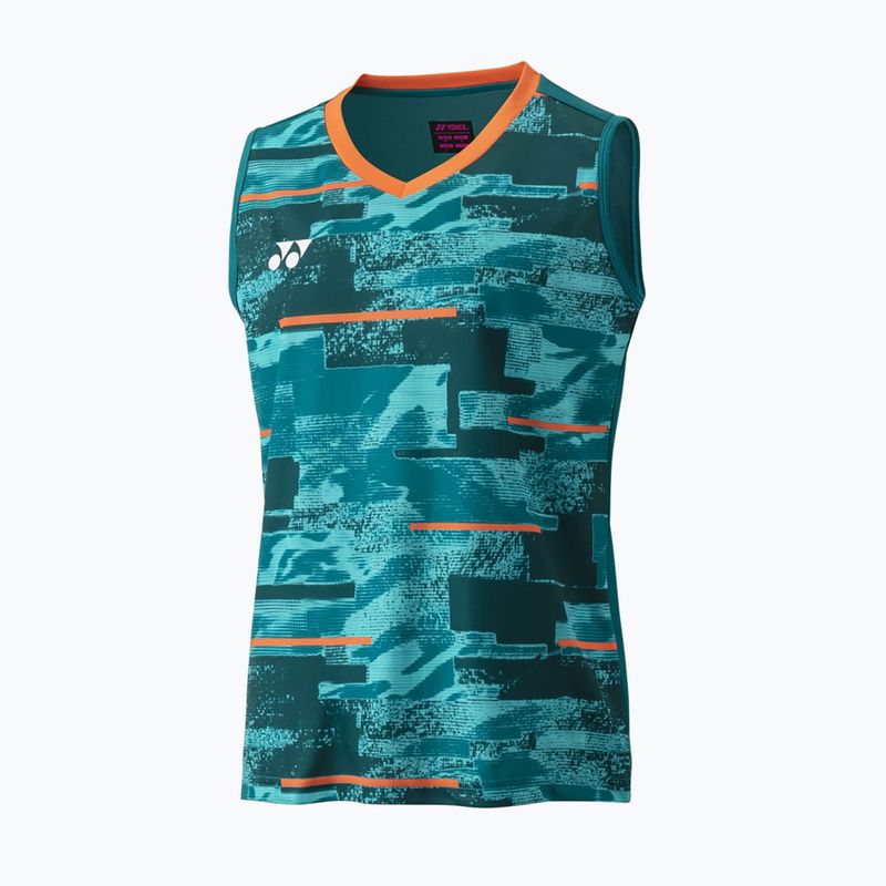 Koszulka tenisowa damska YONEX 0035 Club Sleeveless W blue/green
